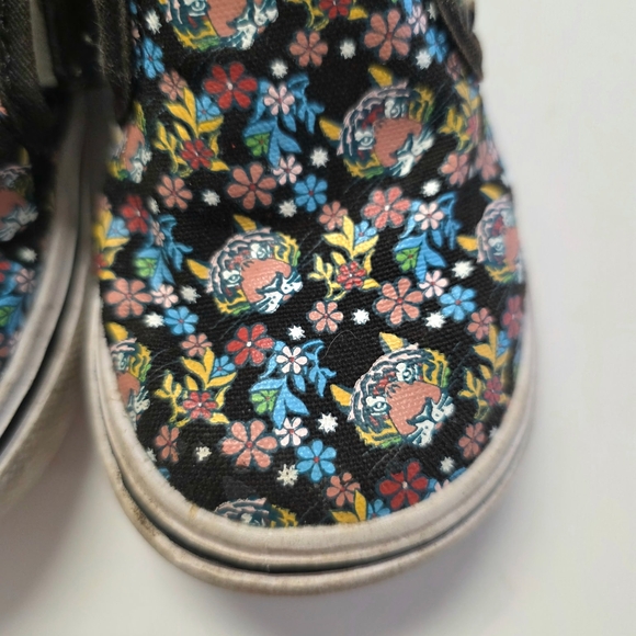 Kids Floral Shoes - Black - Picture 5 of 8